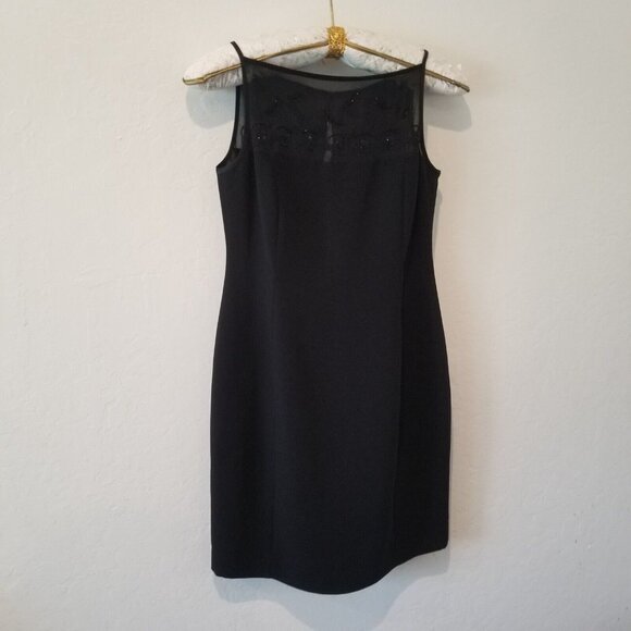 Jones New York Dresses & Skirts - Jones New York Women's Petite Spaghetti Strap Cocktail Dress Size 8 Sequin Black